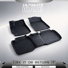 New 3PCS Black 3D TPE Floor Mats All-Weather Liners Fit Toyota Camry 2012-2017 picture