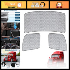 Custom Fit 6-Layer Semi Truck Window Shades for Peterbilt 579 (2022-2025) - 3 Se picture