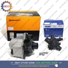 Electric Engine Water Pump W/ Thermostat For BMW 535i 640i 740Li X1 X3 X5 3.0L picture