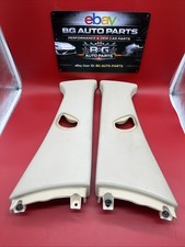 2006 2007 2008 BMW 750Li LEFT & RIGHT SIDE B PILLAR UPPER TRIM PANEL COVER OEM picture