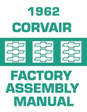 1962 Chevrolet Corvair Factory Assembly Manual picture