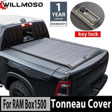 5.7Ft Retractable Truck Tonneau Hard Bed Cover For 09-25 Dodge RAM 1500 With Box picture