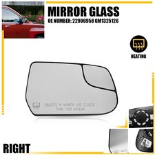 Mirror Glass Heated for 2010-2017 Chevrolet Equinox GMC Terrain Passenger Side picture