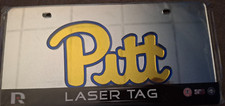 New Rico Industries Laser Tag Pitt Panthers Metal Front Licience Plate picture