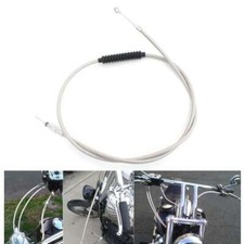 71'' 180cm Stainless Steel Braided Clutch Cable For Harley Road King Sportster picture