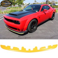 Fit 18-23 Challenger Wide Body Hellcat Demon Redeye Front Bumper Lip Spoiler ABS picture