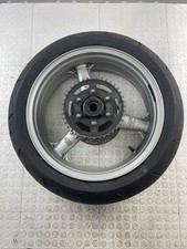 2002-2005 KAWASAKI ZZR1200 OEM STRAIGHT REAR WHEEL BACK RIM USED picture