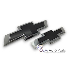 OEM 2025 2026 Chevrolet Equinox Front Grille Rear Liftgate Black Bowtie Emblem picture