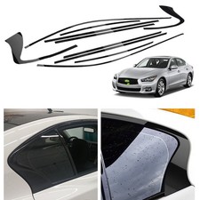 For Infiniti Q50 2014-2023 Chrome Delete Window Vinyl Trim Blackout Accessories picture