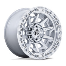 17x9 Fuel Off-Road D883 Covert Silver W/ Machined Face Wheel 6x5.5 (-12mm) picture