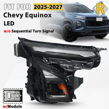 For 2025-2027 Chevy Equinox Full LED Headlight w/o Sequential Turn Signal Right picture