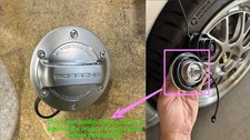 00004400191 Aluminum Look Gas Cap Fuel Cap (Plastic material) For Porsche 911 picture
