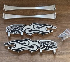 Vintage Arctic Cat Stainless Steel Logo Black & Silver Billet Kit Rear Rack picture