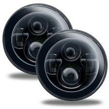 ORACLE 7in High Powered LED Headlights Pair - NO HALO - Black Bezel - 5769-504 picture