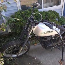 YAMAHA SR500 XT Project Motorcycle, no title no emissions sticker only for parts picture