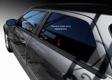 fit:2005-2010 Chrysler 300/MAGNUM Window Sill Trim Carbon Fiber Black 4Pc picture