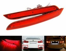 2x Red Lens Rear Bumper LED Stop Brake Lights For 2012-2015 BMW 320i 328i 335i picture