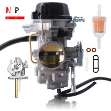 New Carburetor & Fuel Petcock Valve Switch Fit 1996-2019 Suzuki DR650SE DR650 picture