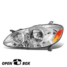 [OPEN BOX]FOR 03-08 TOYOTA COROLLA LEFT SIDE CHROME HOUSING HEADLIGHT TO2502160 picture