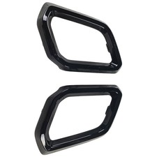 Pair Gloss Black Front Bumper Trim Molding For 2023-2026 Honda CR-V Hybrid Sport picture