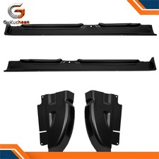 4PCS For 2009 Dodge Ram Crew Cab 1500 2500 3500 Rocker Panels & Cab Corners picture
