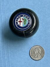 Vintage ALFA ROMEO GEAR SHIFT KNOB LEATHER COVER MANUAL TRANSMISSION picture