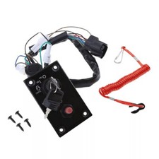 SUZUKI Outboard Top Single Ignition Key Switch Panel 37100-96J24 37100-96J27 picture