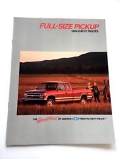 1989 Chevrolet Chevy Truck 12-page Sales Brochure Catalog -  Silverado C/K K2500 picture