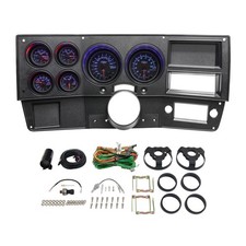 GlowShift 6 Gauge Set Dash Panel Cluster Pod Fits 73-87 Chevy C10, Tinted 7 picture