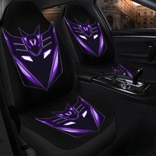 Transformers Decepticon Premium Car Seat Covers (set of 2) picture