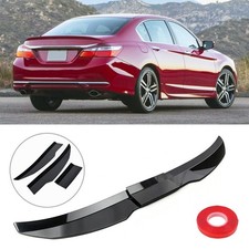 Rear Trunk Lip Spoiler Wing Top Roof Wing Glossy Black For Honda Accord picture