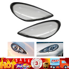 For Porsche Panamera 2011 2012 2013 Headlight Lens Covers Pair Left & Right Side picture