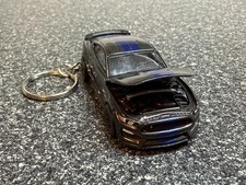 Shelby Mustang GT350R GT350 Keychain Magnetic Gray Hot Wheels Matchbox picture