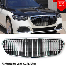 Maybach Style Front Grille Fit Mercedes W223 S450L S500 S580 S650 2022-2024 picture