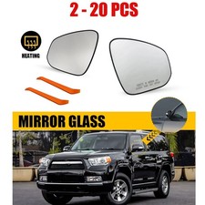 Fit 2013-17 Toyota 4Runner 2-20X Mirror Glass Heated Driver&Passenger Side Clear picture