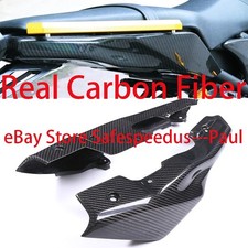 100% Real Carbon Fiber For 2014 - 2016 FZ09 Rear Seat Side Panel Cover Fairing  picture