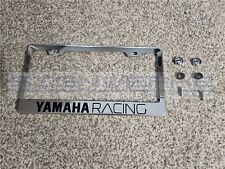 Yamaha Racing Chrome Stainless Steel US/Canada License Plate Frame picture
