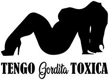 Tengo Gordita Toxica Vinyl Decal picture