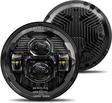 7 Inch Led Headlights Pair Bright Anti-glare Steady Beam Compatible with Jeep picture