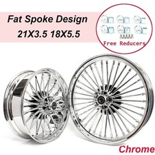 21x3.5 & 18x5.5 Fat Spoke Wheels Rims for Yamaha VSTAR 650 XVS650 V Star 1100 picture