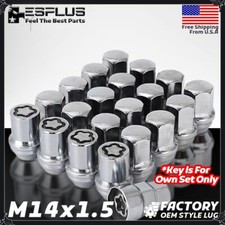 24 Pc Cadillac OEM Wheel Lock Chrome M14x1.5 Fit Escalande/Lyriq/SRX/XT5/XT6 picture