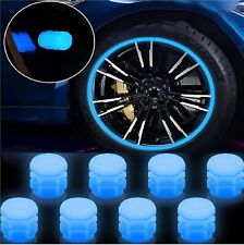 8PCSl Fluorescent Car Tire Valve Cap Luminous Bike Tire Valve Stem Caps Universa picture
