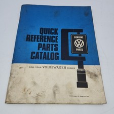 Vtg 1968 Volkswagen Quick Reference Parts Catalog for Type 1, 2, 3, & KG Type 1 picture