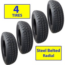 FOUR Mini Truck Tires 155/80-12 Steel Belted Radial OE replacement many brands picture