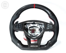 EZT Carbon Steering Wheel for Mercedes W205 AMG C43 C63 C63 S Leather picture