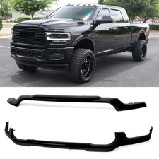 Gloss Black For 2019-2024 Ram 2500 3500 Front Upper Lower Grille Molding Trim picture
