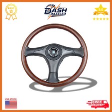 Vintage Nardi Mahogany Wood Steering Wheel picture