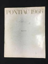 Original Vintage 1966 Pontiac Dealer Showroom Brochure by David H. Levi picture
