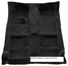 ACC Black Molded Carpet Flooring Fits - 1988-1996 Chevy C1500 Ext Cab - NEW picture