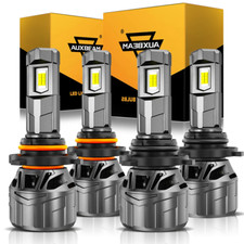 AUXBEAM Canbus F18 Series 9005 9006 LED Headlight Bulbs 6500K High Low Beam 100W picture